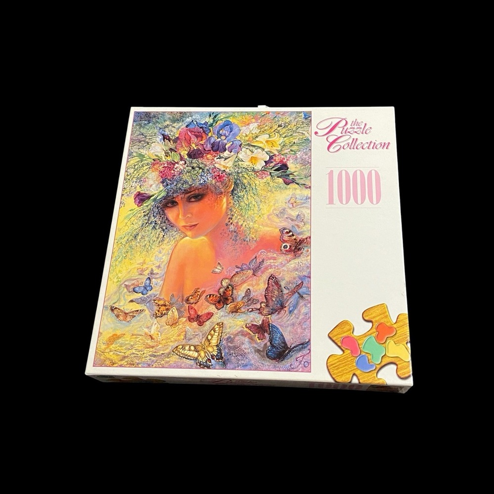 Josephine Wall Flora RoseArt 1000 Piece Puzzle 1999 Sealed Vintage Rare